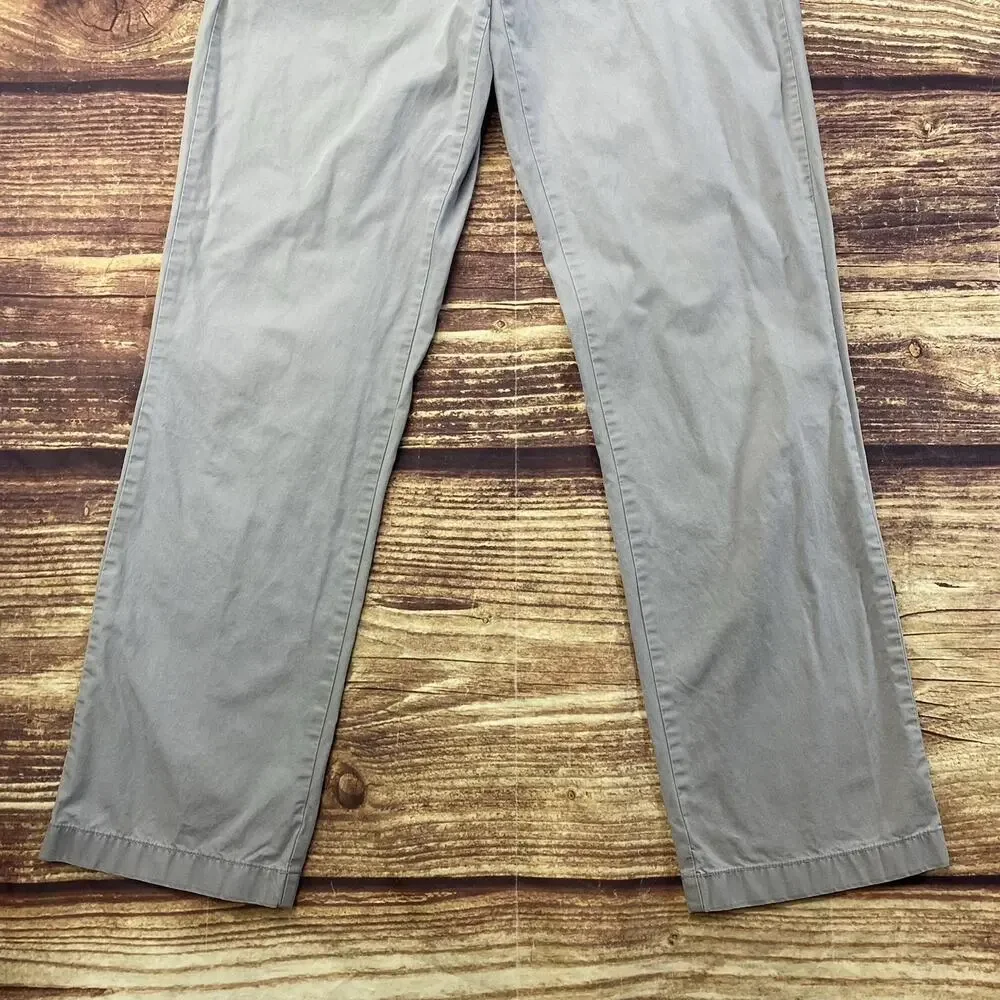 J.CREW Pants Mens Size 30x32 Gray Stretch Chino Essex Pants Office Biz